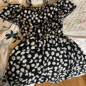 Sunflower romper from Romwe, size M